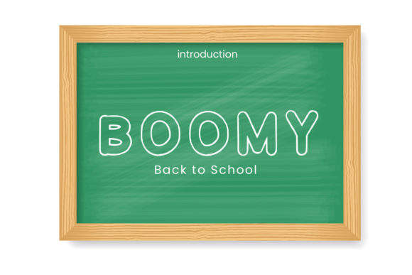 Boomy Font for Web Design Projects