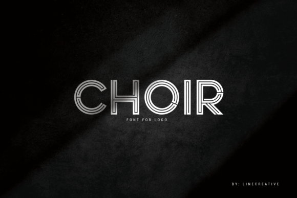 Choir Font for Handmade Creations