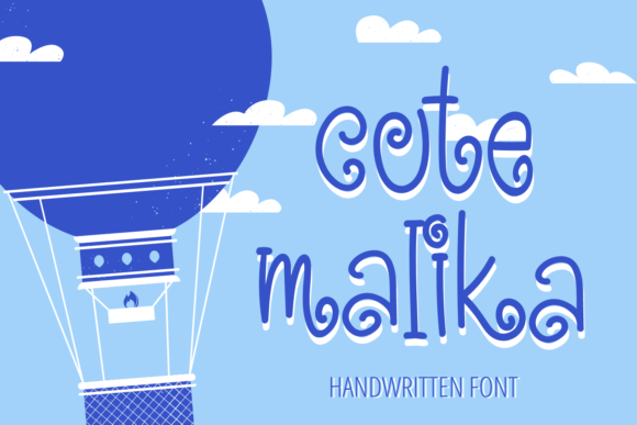 Cute Malika: A Whimsical Display Font for Web Design