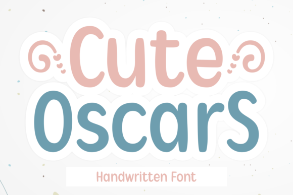 Cute Oscars Font for Handmade Creations