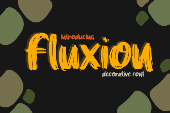 Fluxion: A Cool Display Font for Small Business Branding
