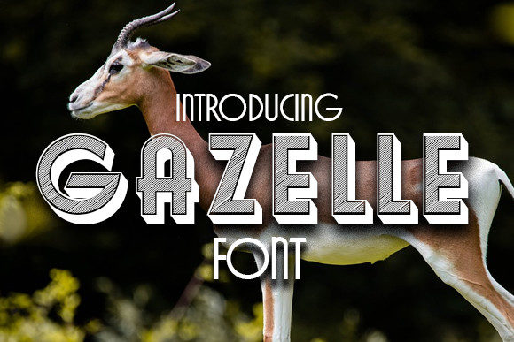 Gazelle Font for Editorial Design