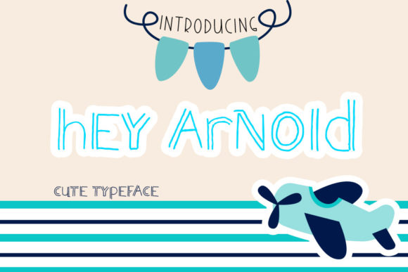Hey Arnold: A Playful Display Font for Modern Web Design