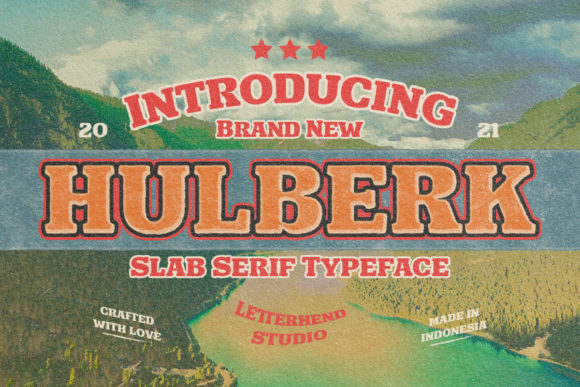 Hulberk: A Bold Display Font for Editorial Design