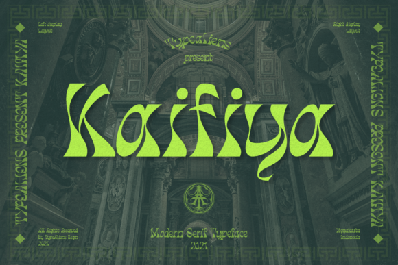 Kaifiya: A Modern Display Font for Web Design