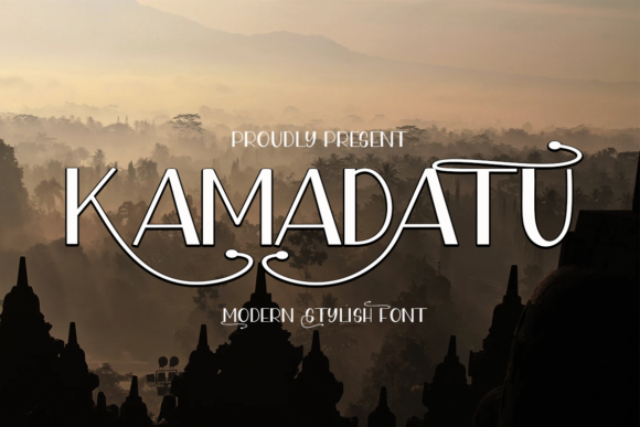 Kamadatu: A Modern Display Font for Editorial Design