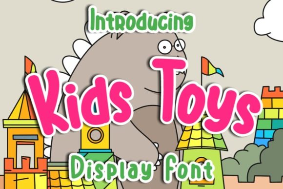 Kids Toys Font for a Playful Editorial Design