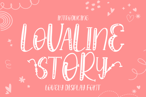 Lovaline Story Font for Handmade Creations