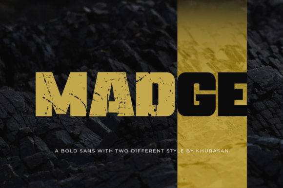 Madge: The Bold Font That Boosts Campaign Visibility