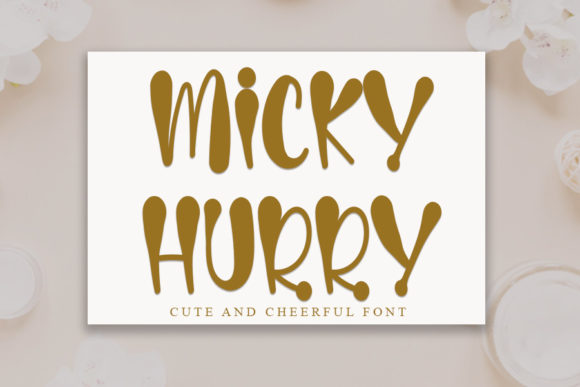 Micky Hurry: A Clean Display Font for Modern Branding