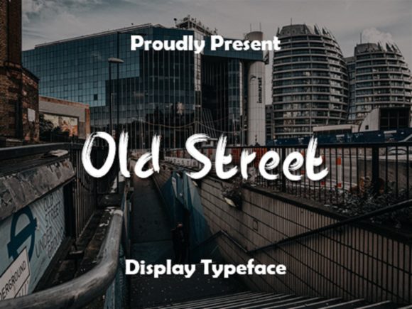 Old Street: A Brushed Display Font for Digital Branding