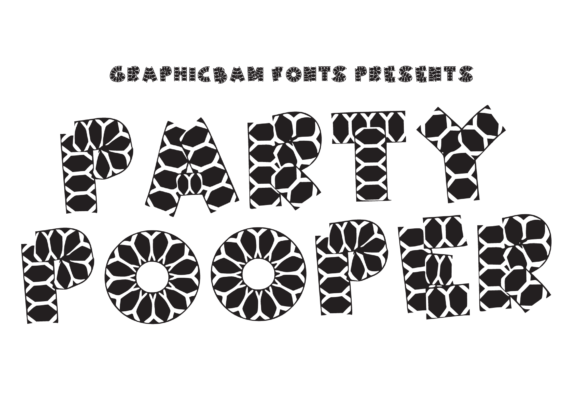 Party Pooper Font for Handmade Creations