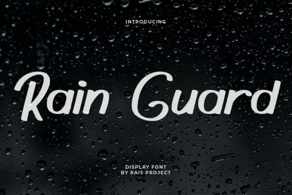 Rain Guard Font for Web Design