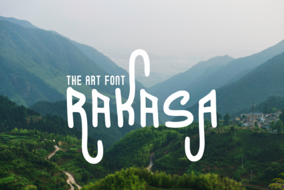 Rakasa: A Display Font with Bold Personality