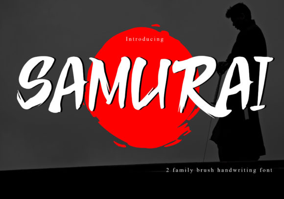 Samurai Font for Editorial Design and Branding