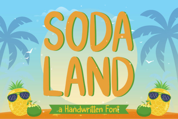 Soda Land: A Bubbly Display Font for Youthful Branding