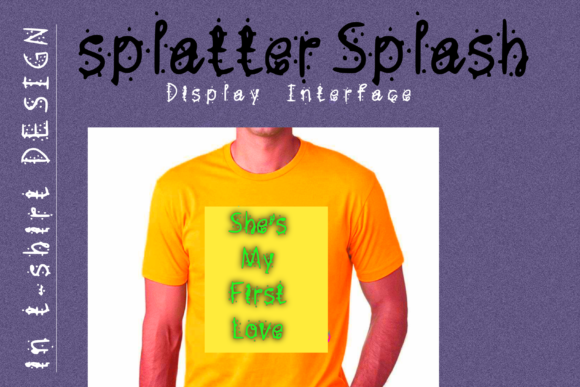 Splatter Splash Font Review for Creative Projects