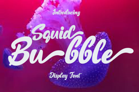 Squid Bubble: A Playful Font for Modern Editorial Design
