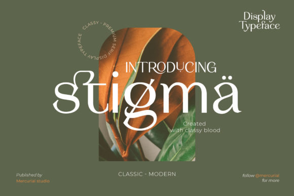 Stigma Font: A Trendy Typeface for Handmade Creations