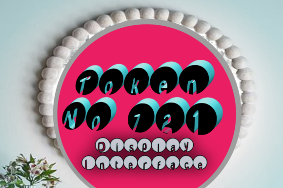 Token No 721: A Display Font for Editorial Design