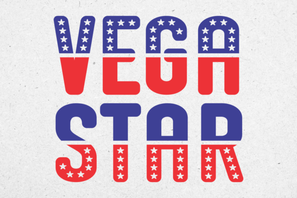 Vega Star: A Festive Display Font for Editorial Design