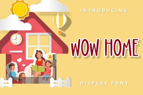 Wow Home: A Playful Font for Polished Branding