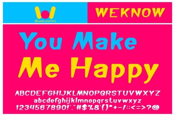 You Make Me Happy Font Review