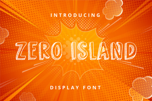 Zero Island: A Bold Display Font for Handmade Creations